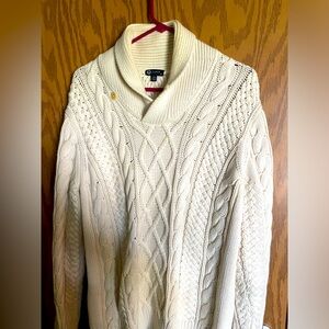 J. Crew cream sweater